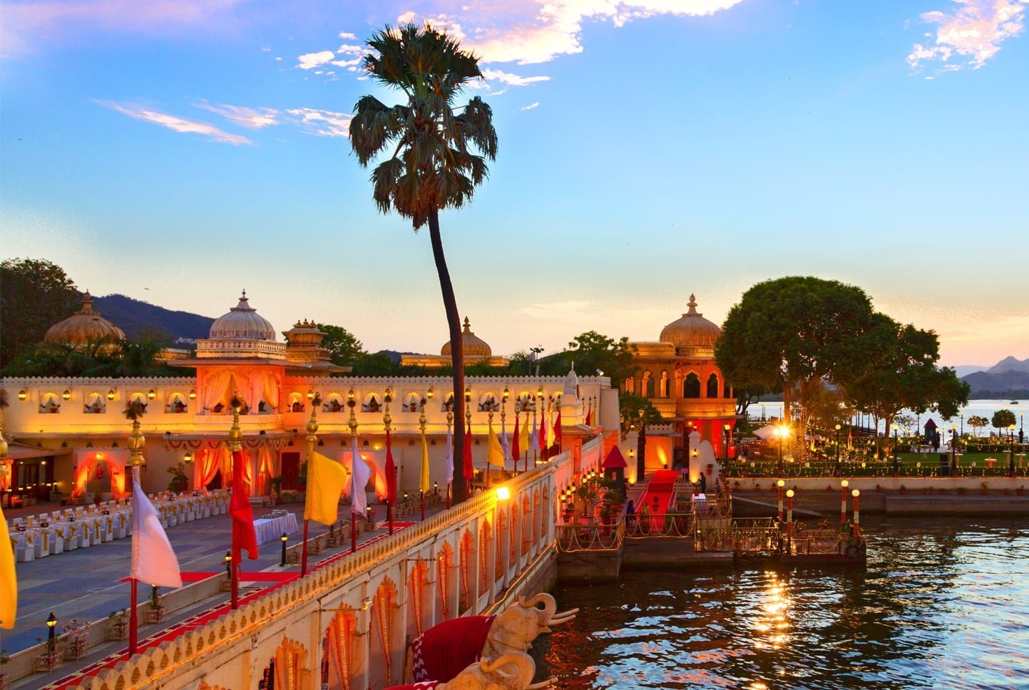 royal celebration at jagmandir palace udaipur